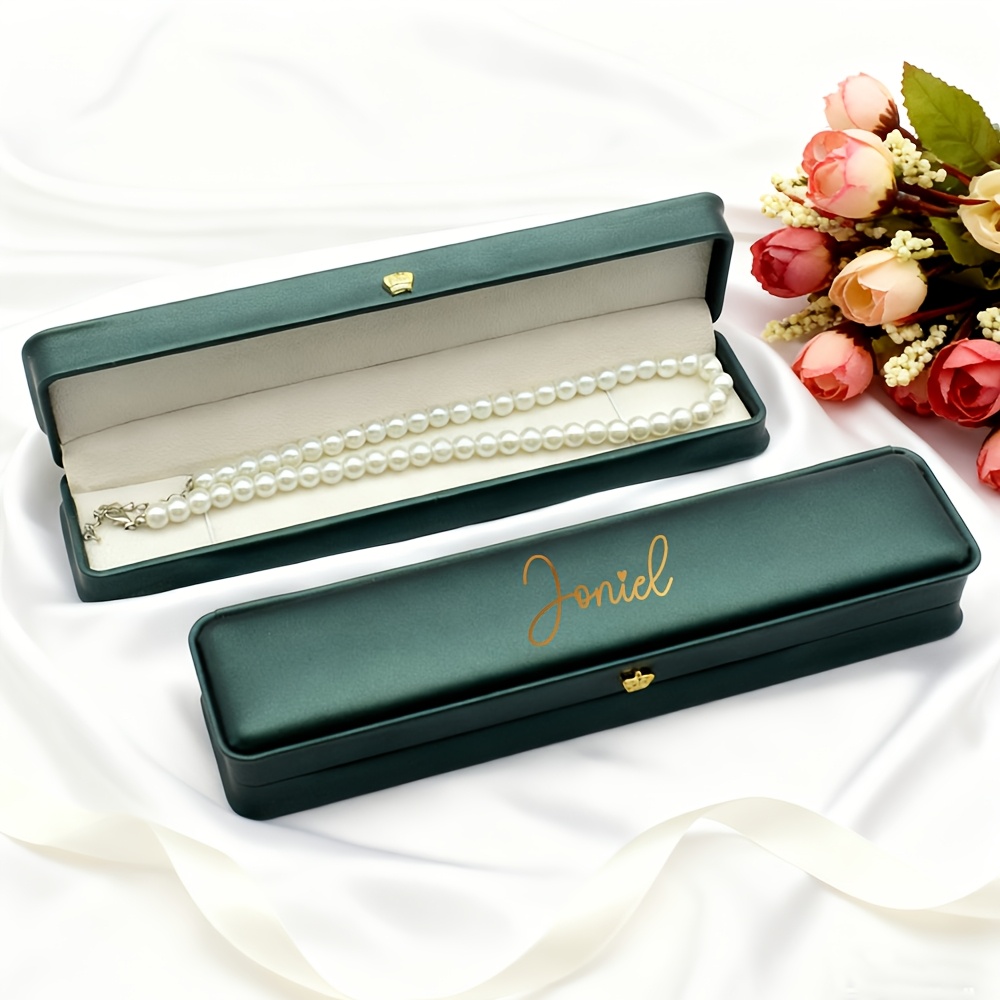 Customized Name Necklace Jewelry Box, Tailored for Storage